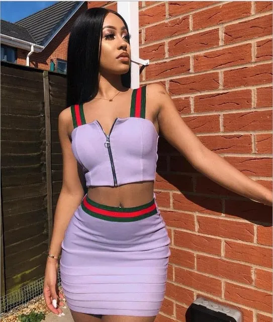 2PC  Halter- Top Dress