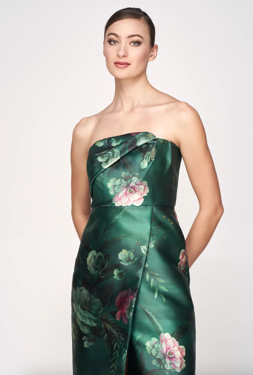 Adeline Midi Dress - Light Emerald