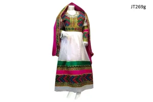 Afghan Clothes In White Color Asian Wedding Dresses