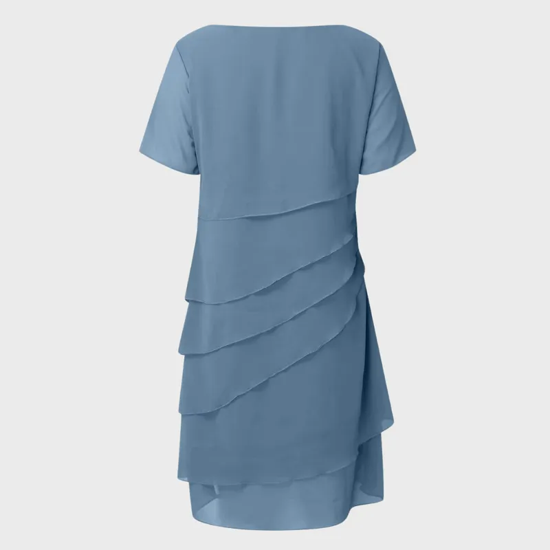 Agustina® | Pleated chiffon dress