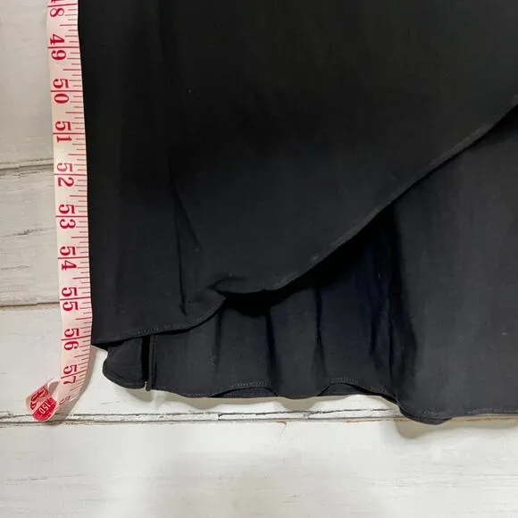 Alex Evening Black Silver Sequin Maxi Dress Size 14