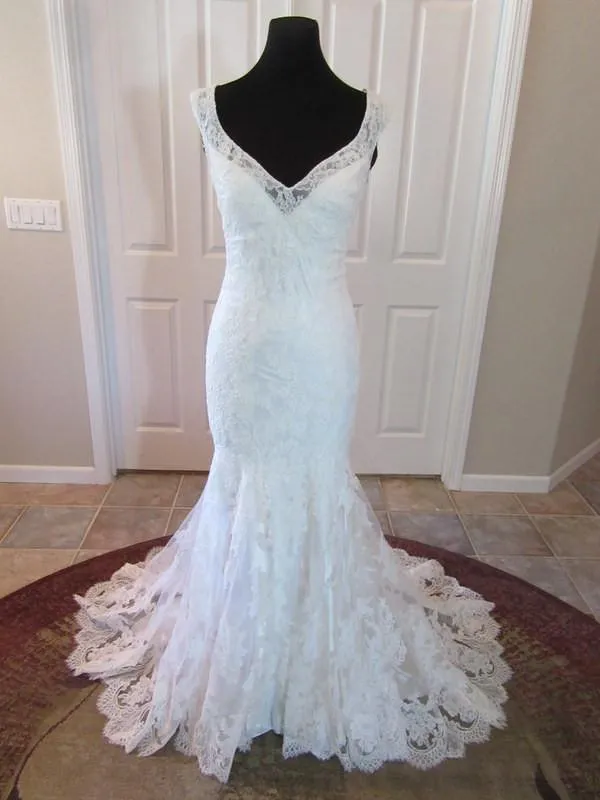 Allure Bridals 2800 Ivory size 10