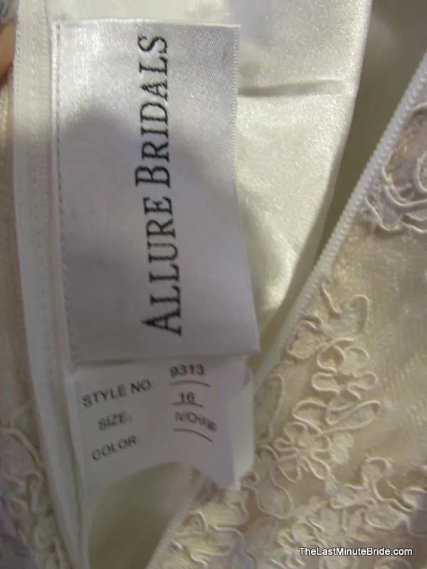 Allure Bridals 9313 size 16 sold out
