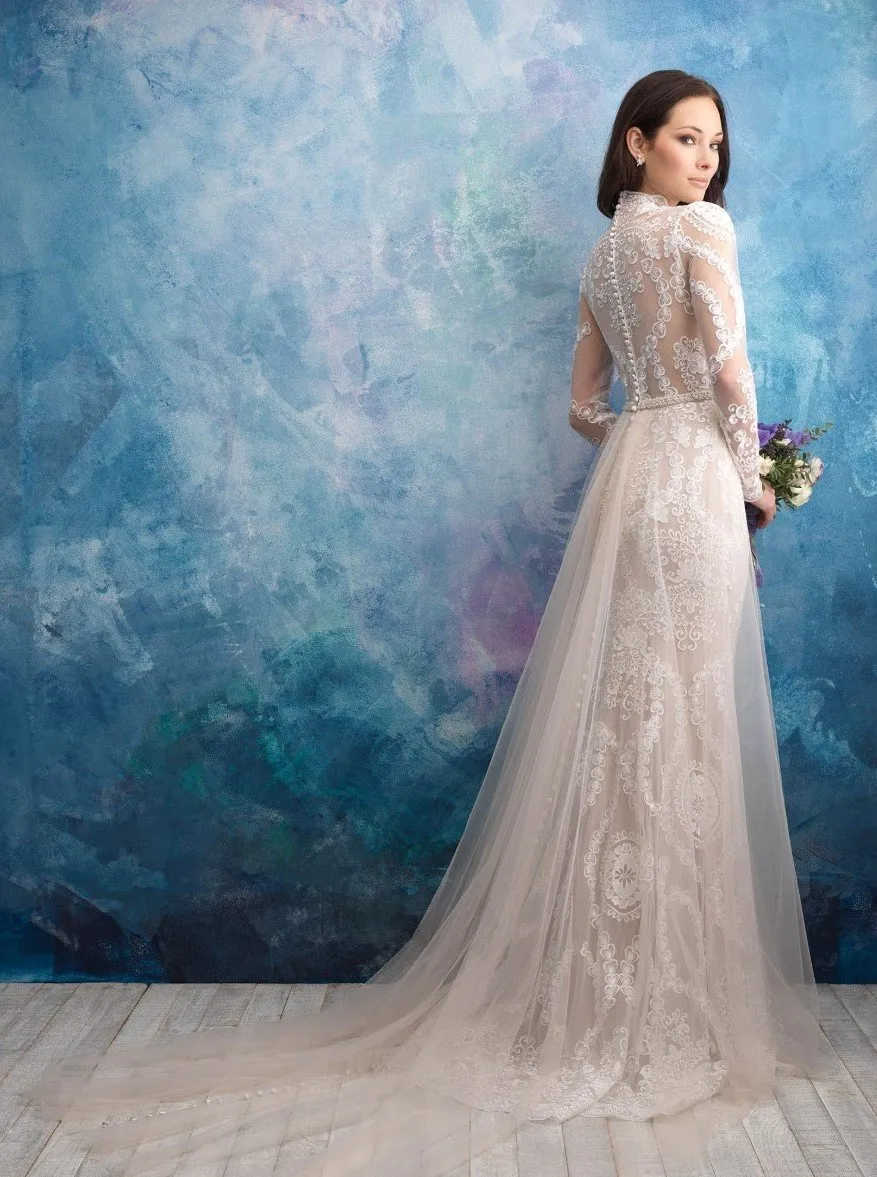 Allure Bridals Style 9567 (Nude/Champ/Iv) In-Stock