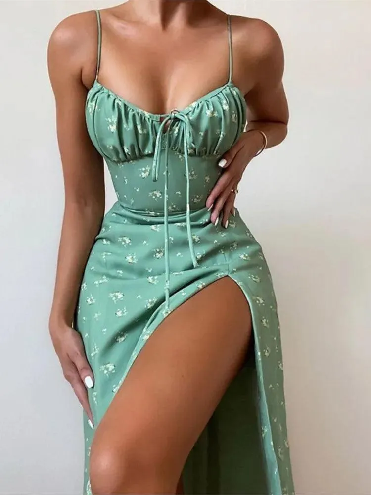Amber Flower Mini Dresses
