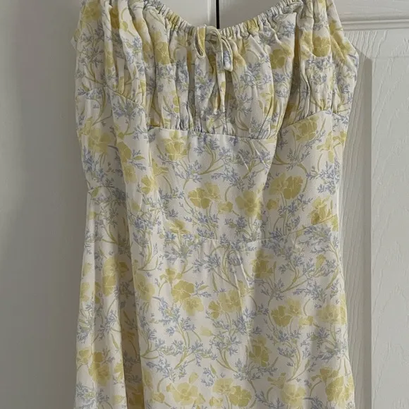 Aritzia Sunday Best Delilah Mini Dress Floral Boho Festival Brunch