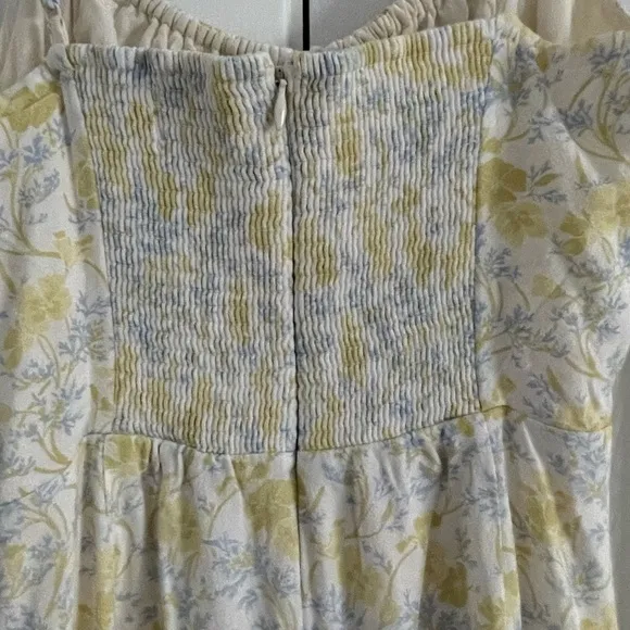 Aritzia Sunday Best Delilah Mini Dress Floral Boho Festival Brunch