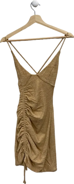 Babyboo Gold Sparkle Angel Mini Dress XS