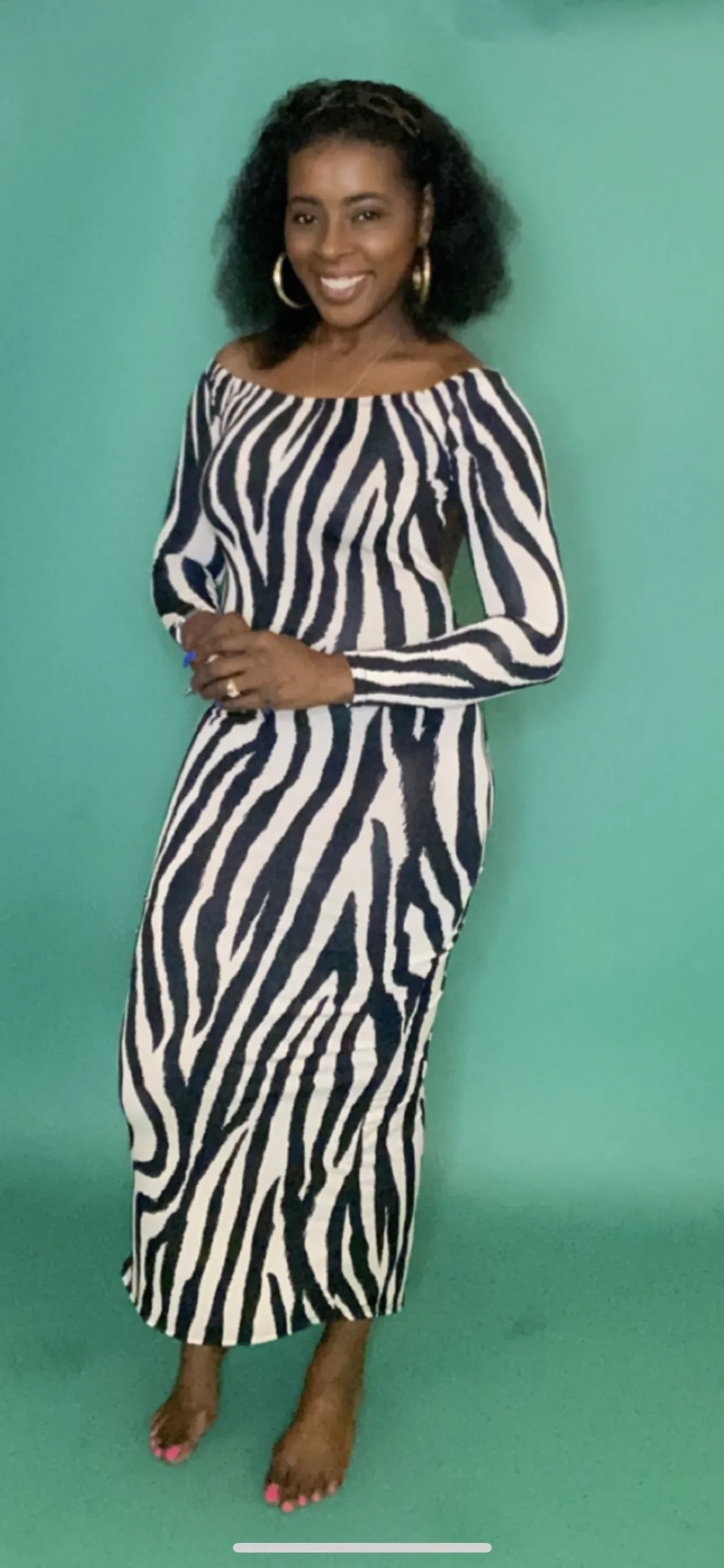 Backless Midi Dress