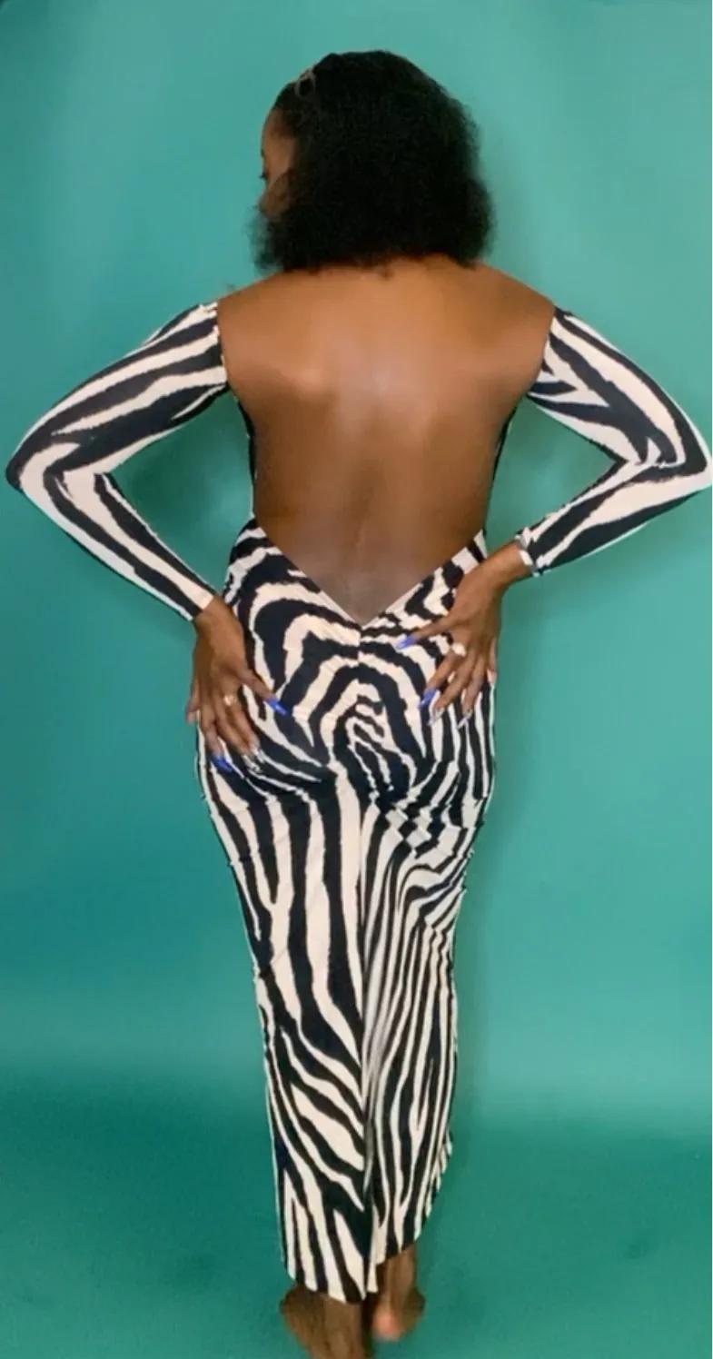 Backless Midi Dress