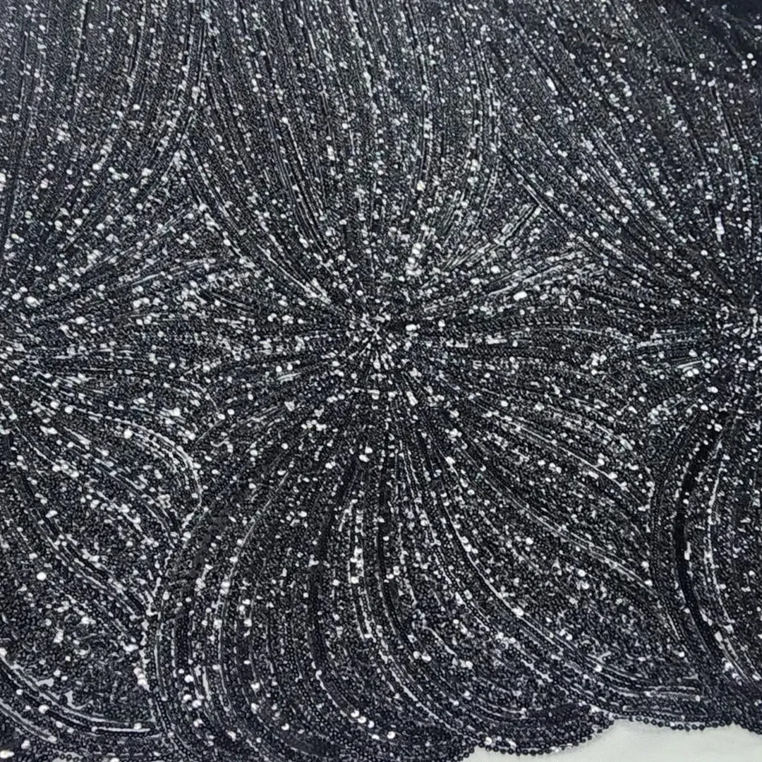 Beaded Bridal Lace Fabric 130 cm