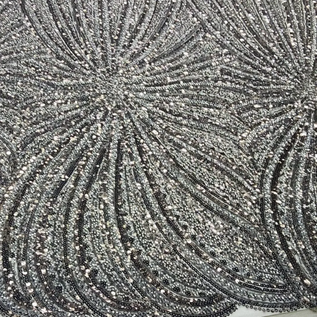 Beaded Bridal Lace Fabric 130 cm