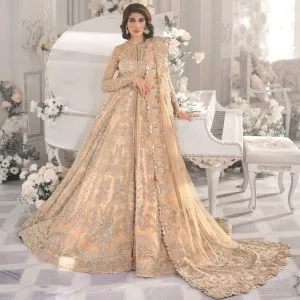 Beige Bridal Lehenga Maxi for Pakistani Wedding Dresses