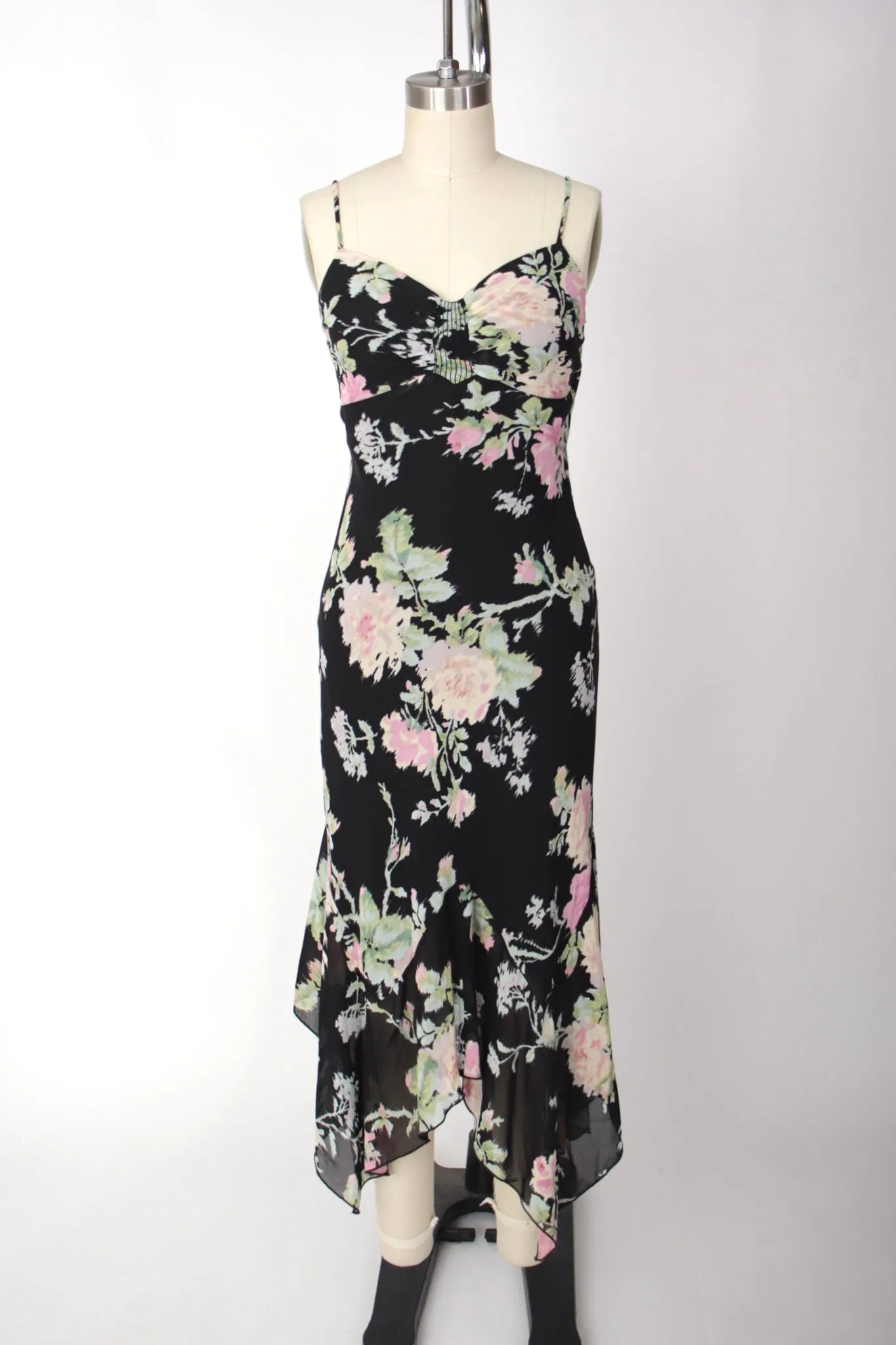 Betsey Johnson Chiffon Floral Dress