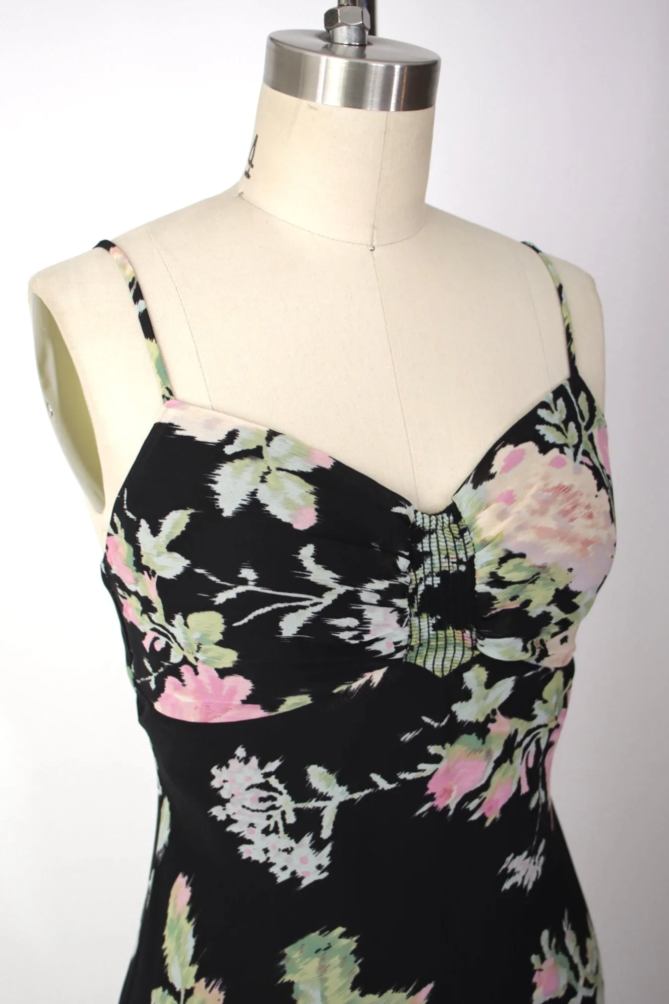 Betsey Johnson Chiffon Floral Dress