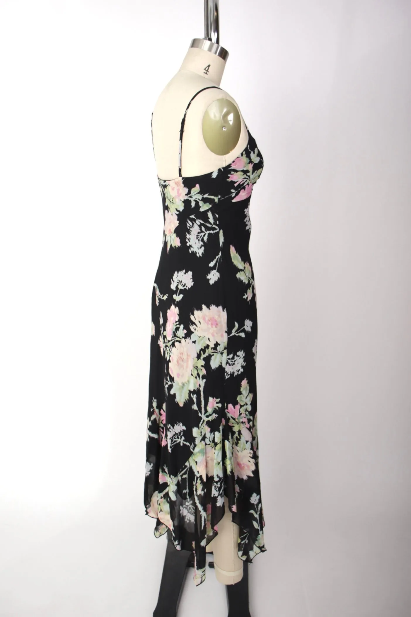 Betsey Johnson Chiffon Floral Dress