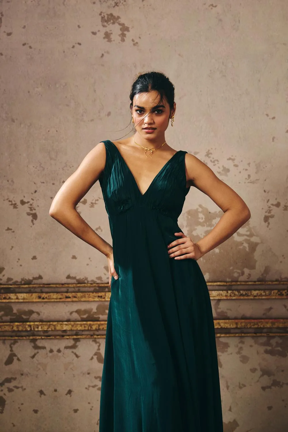 Bottle Gteen Gown