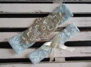 Bridal Garter Style: Something Blue (Set)