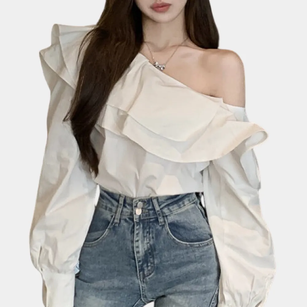 Brionne® | Elegant Off-Shoulder Blouse For Women