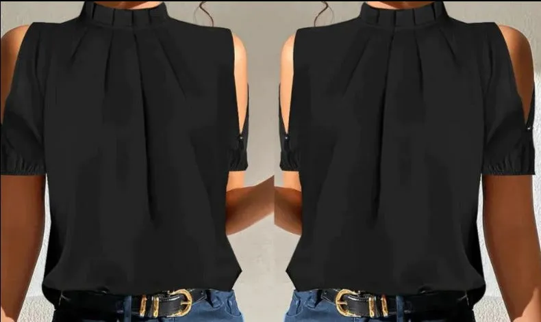 Brogan® | Elegant Off-Shoulder Chic Top