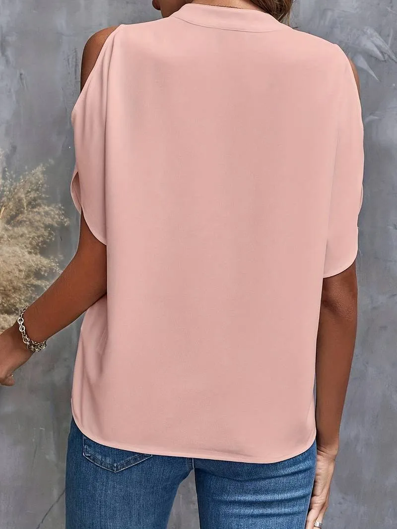 Brogh® | Elegant Off-Shoulder V-Neck Top