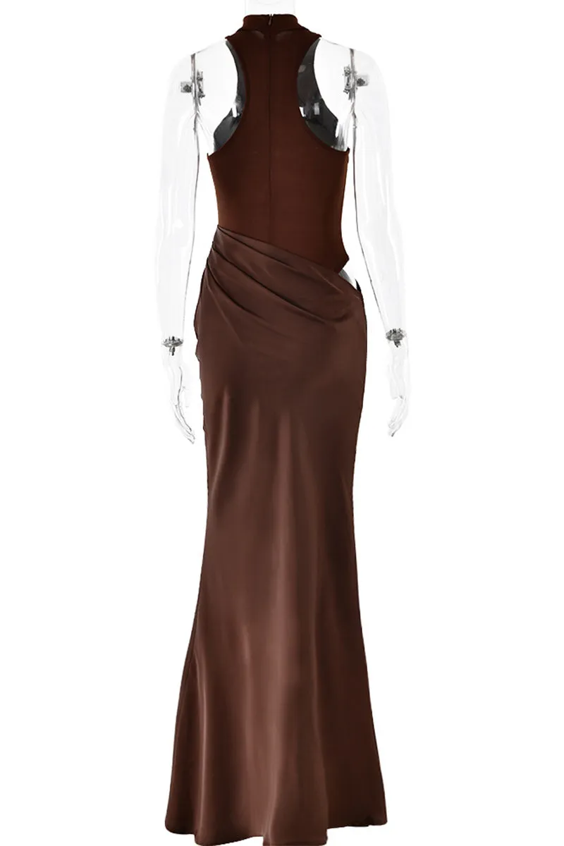 BS3397 Sleeveless Fishtail Party Dress