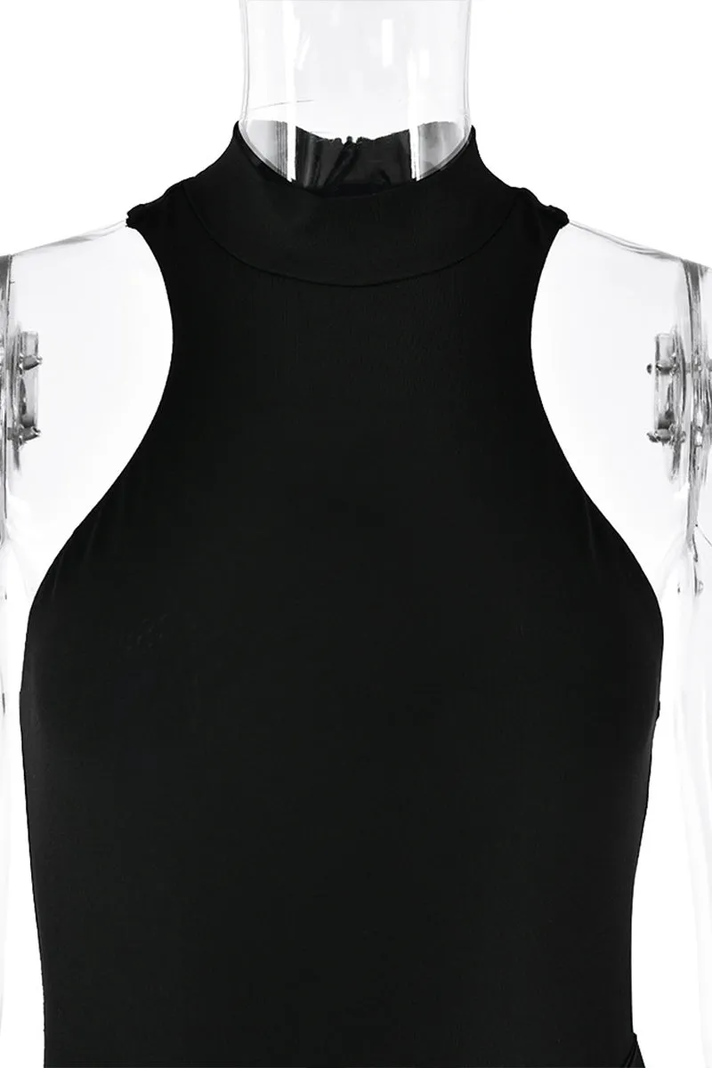 BS3397 Sleeveless Fishtail Party Dress