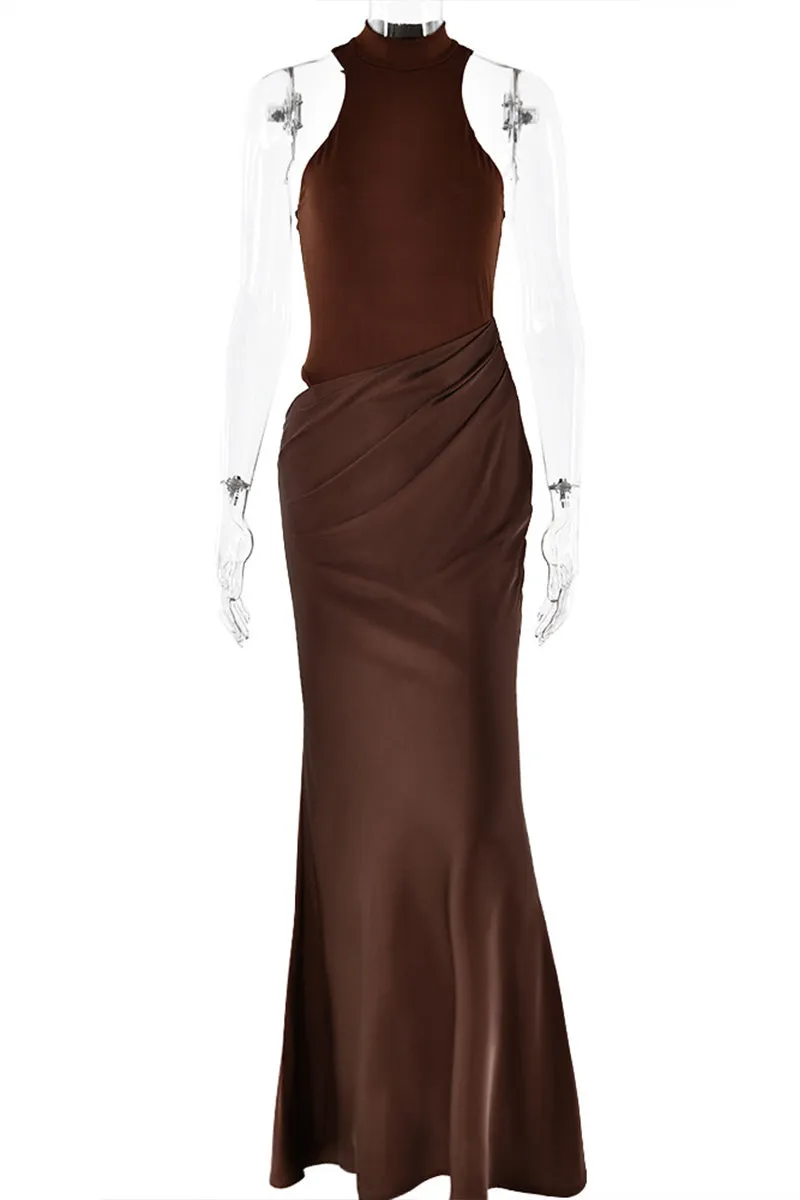 BS3397 Sleeveless Fishtail Party Dress