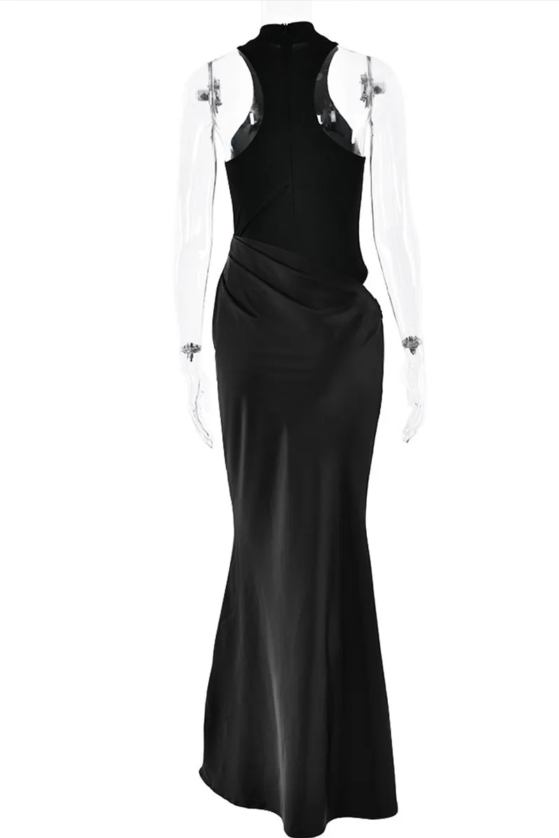 BS3397 Sleeveless Fishtail Party Dress