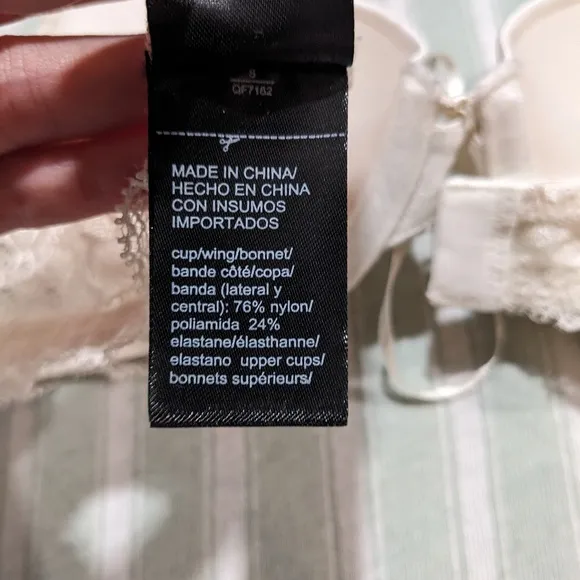 Calvin Klein Bridal Bra White Lace size 32A