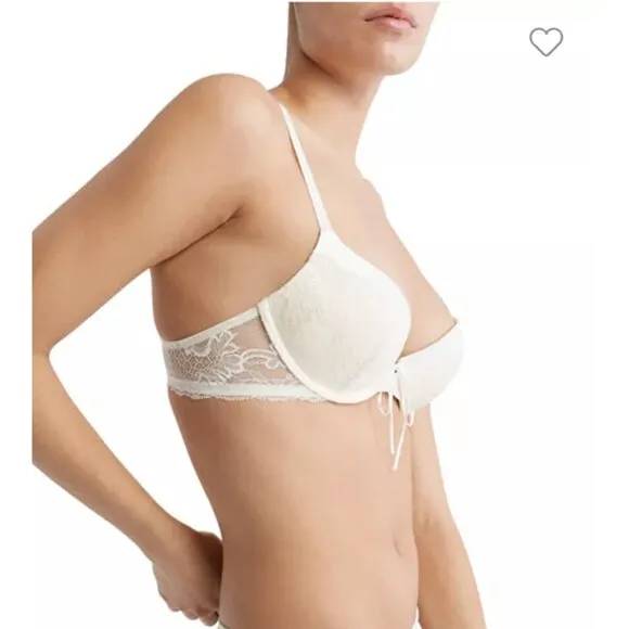 Calvin Klein Bridal Bra White Lace size 32A