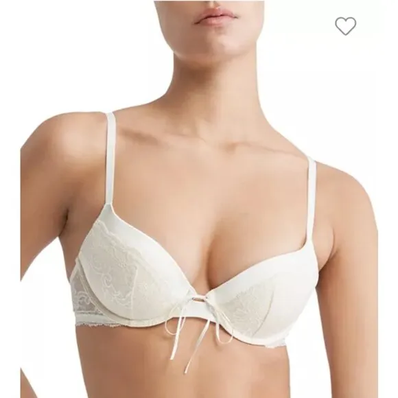 Calvin Klein Bridal Bra White Lace size 32A