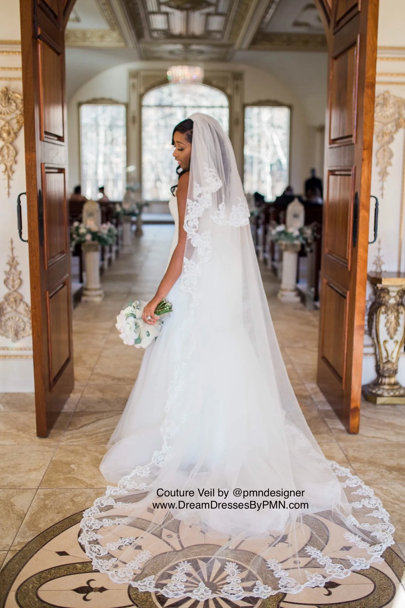 Cathedral Drop Veil (#Ellie)