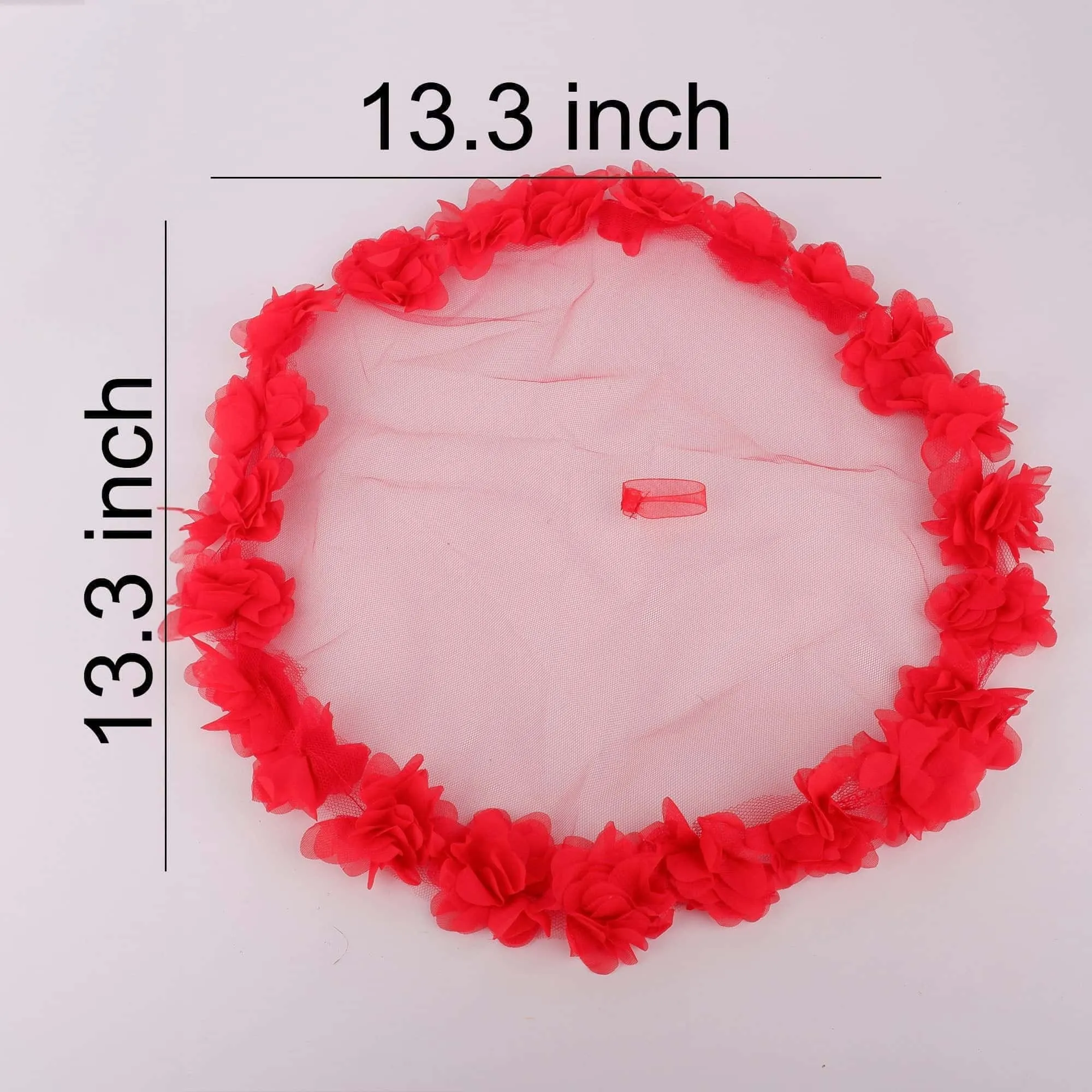 Chiffon Laser Flower Bridal Halay Handkerchief Wedding Handkerchief Party and Organization Handkerchief 1 Pcs