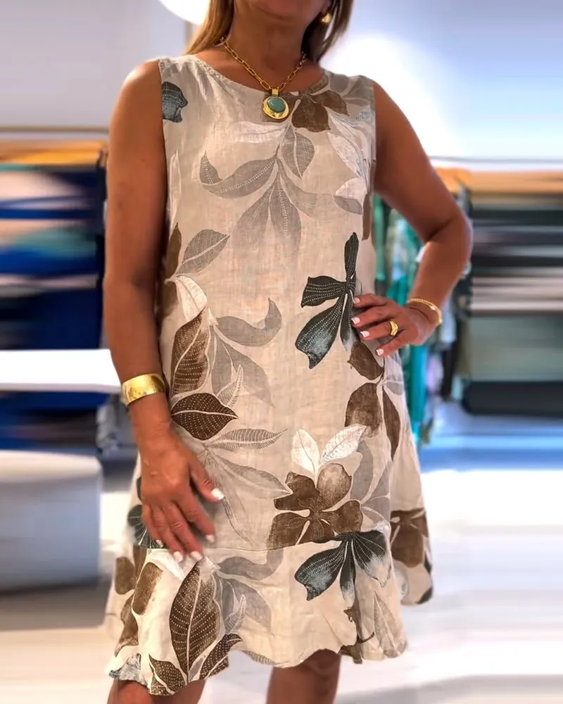 Cressida | Sleeveless Floral Dress