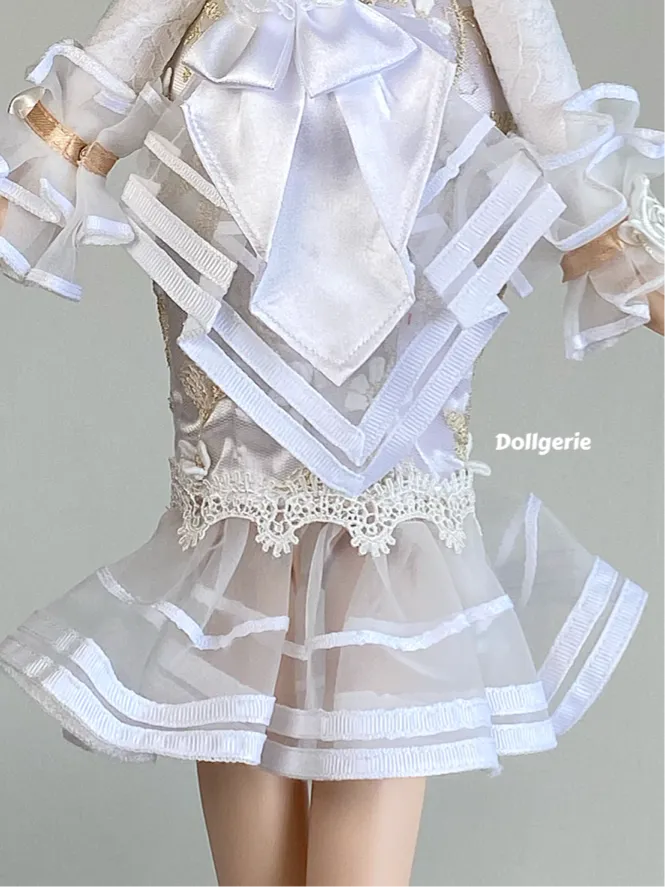 Daisy, the Off Shoulder Long Sleeves Fishtail Dress for SmartDoll