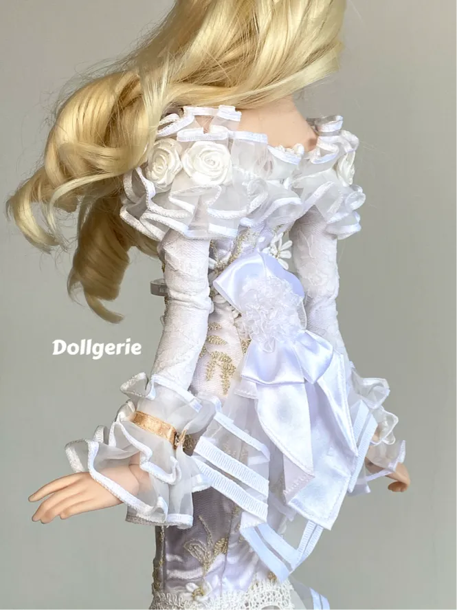 Daisy, the Off Shoulder Long Sleeves Fishtail Dress for SmartDoll