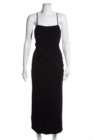 Daniela Corte Black Ruched Front Dress SZ N/A