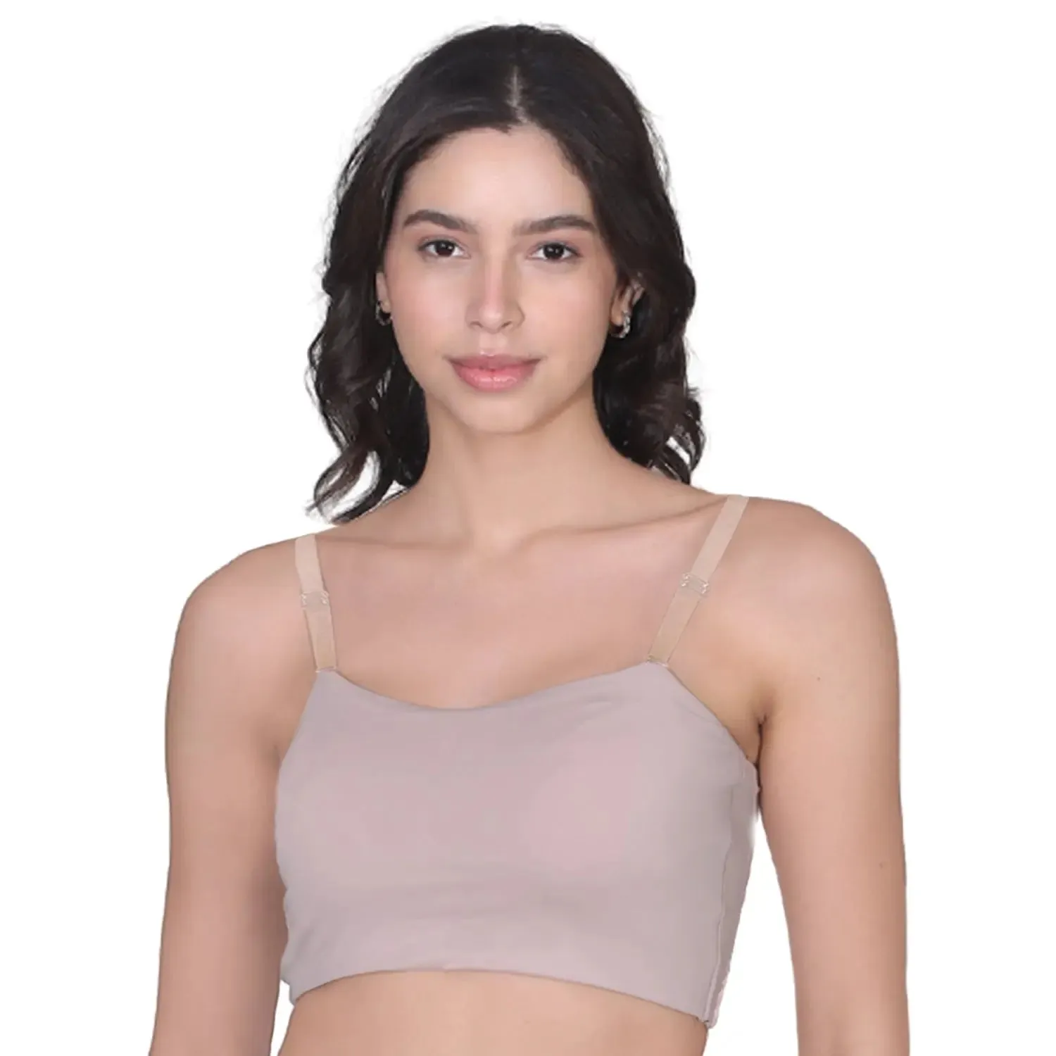 Dchica Pack of 3  ( 2 Bra Strap Extender for Backless and 1 Transparent strap )