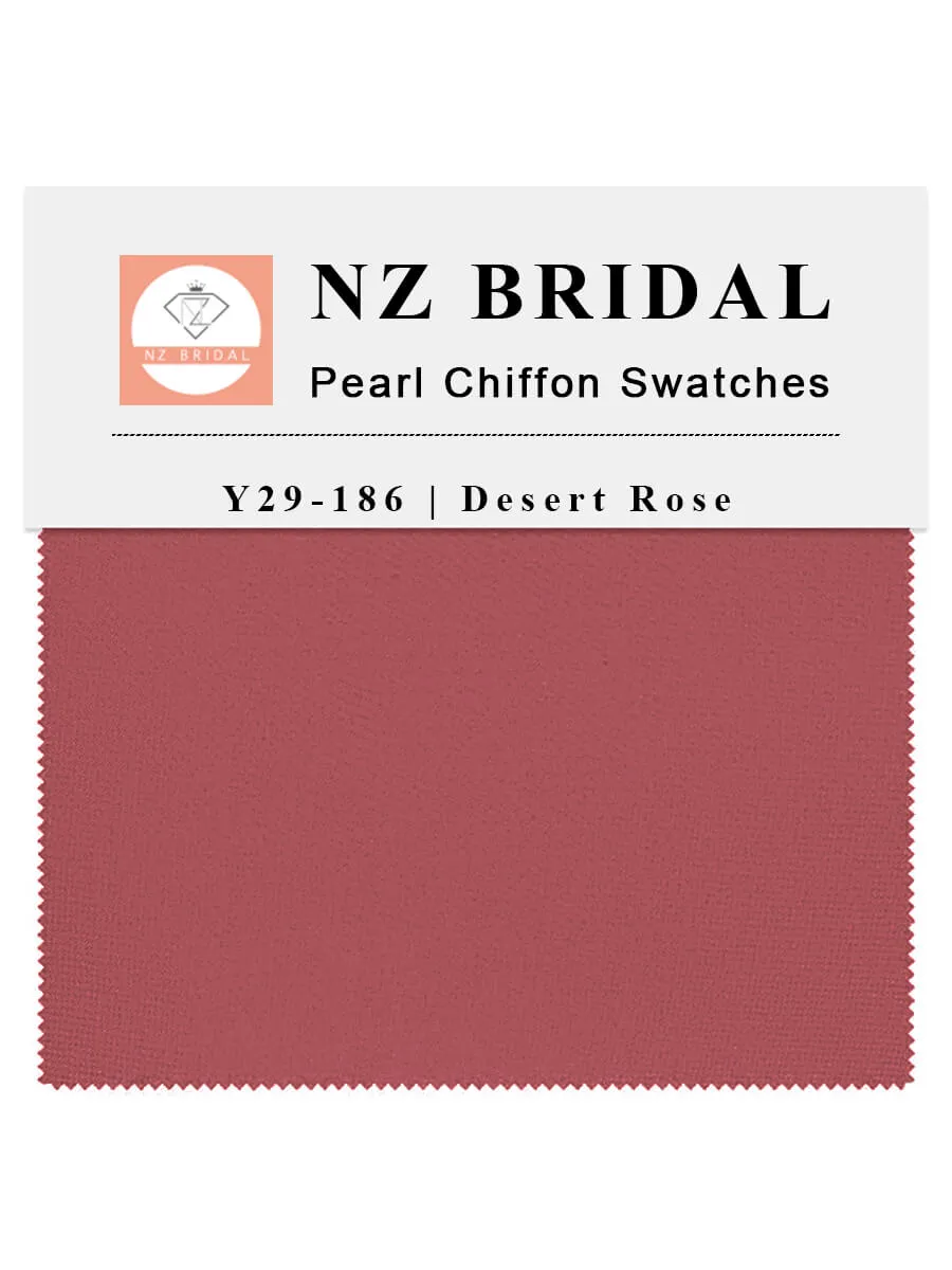 Desert Rose Fabric Swatch Samples Chiffon