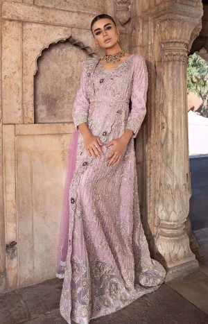 Designer Bridal Wedding Outfit in Lilac Color #Y6004