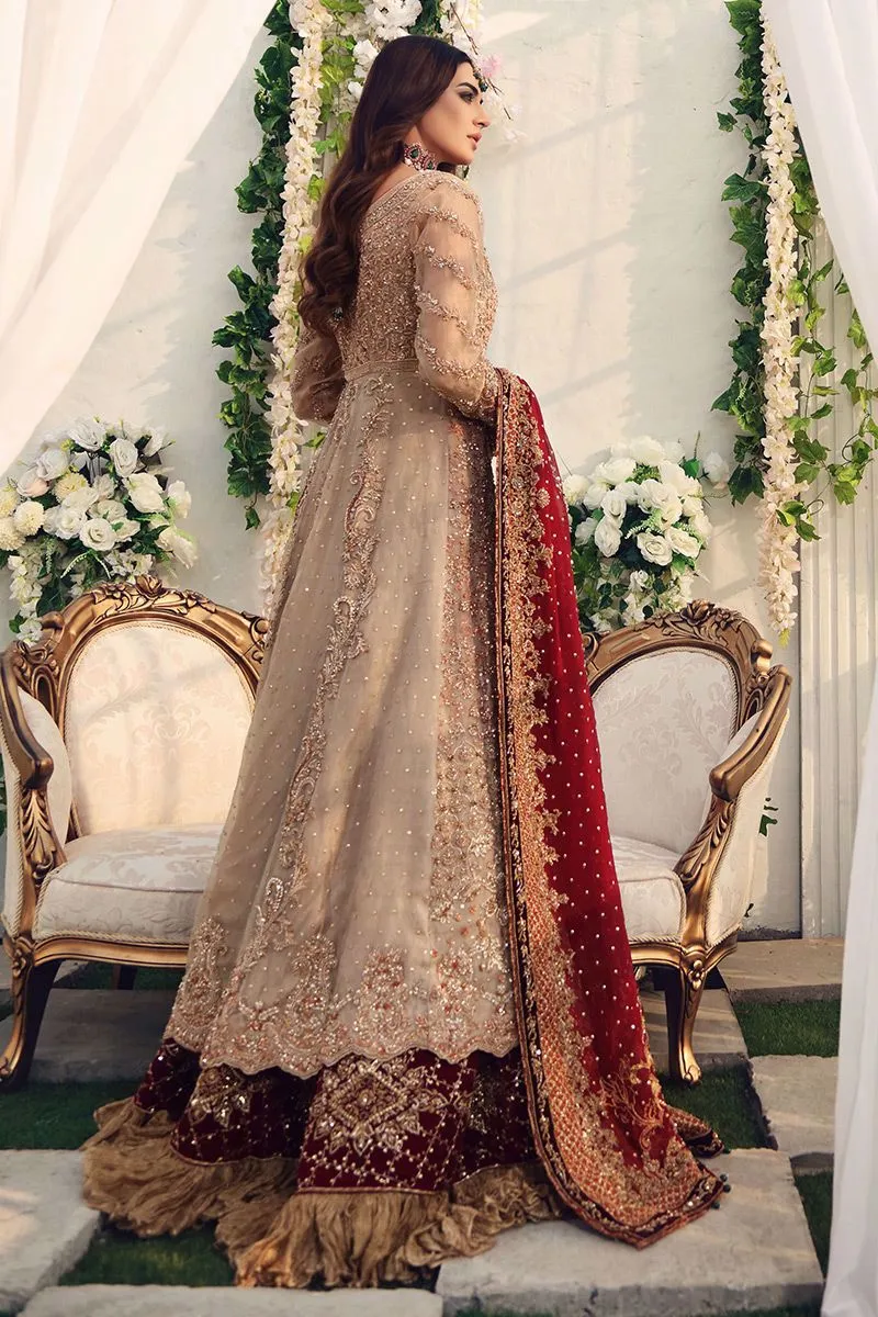 Designer Gown Frock Lehenga Indian Bridal Dress #BN1193
