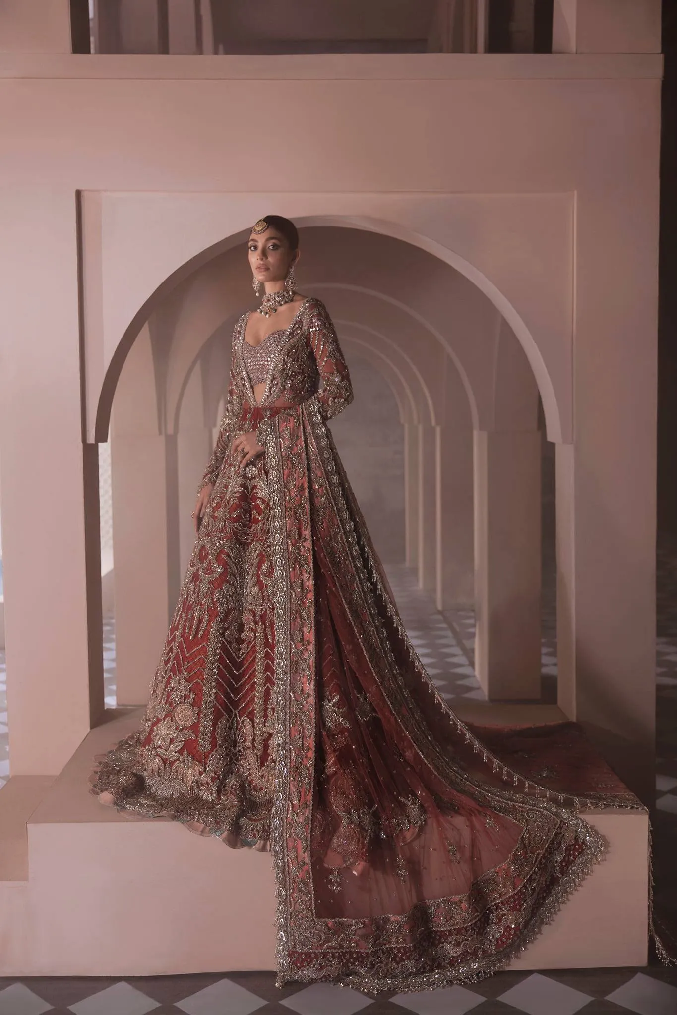 Designer Heavy Indian Bridal Lehenga with Choli #BN902