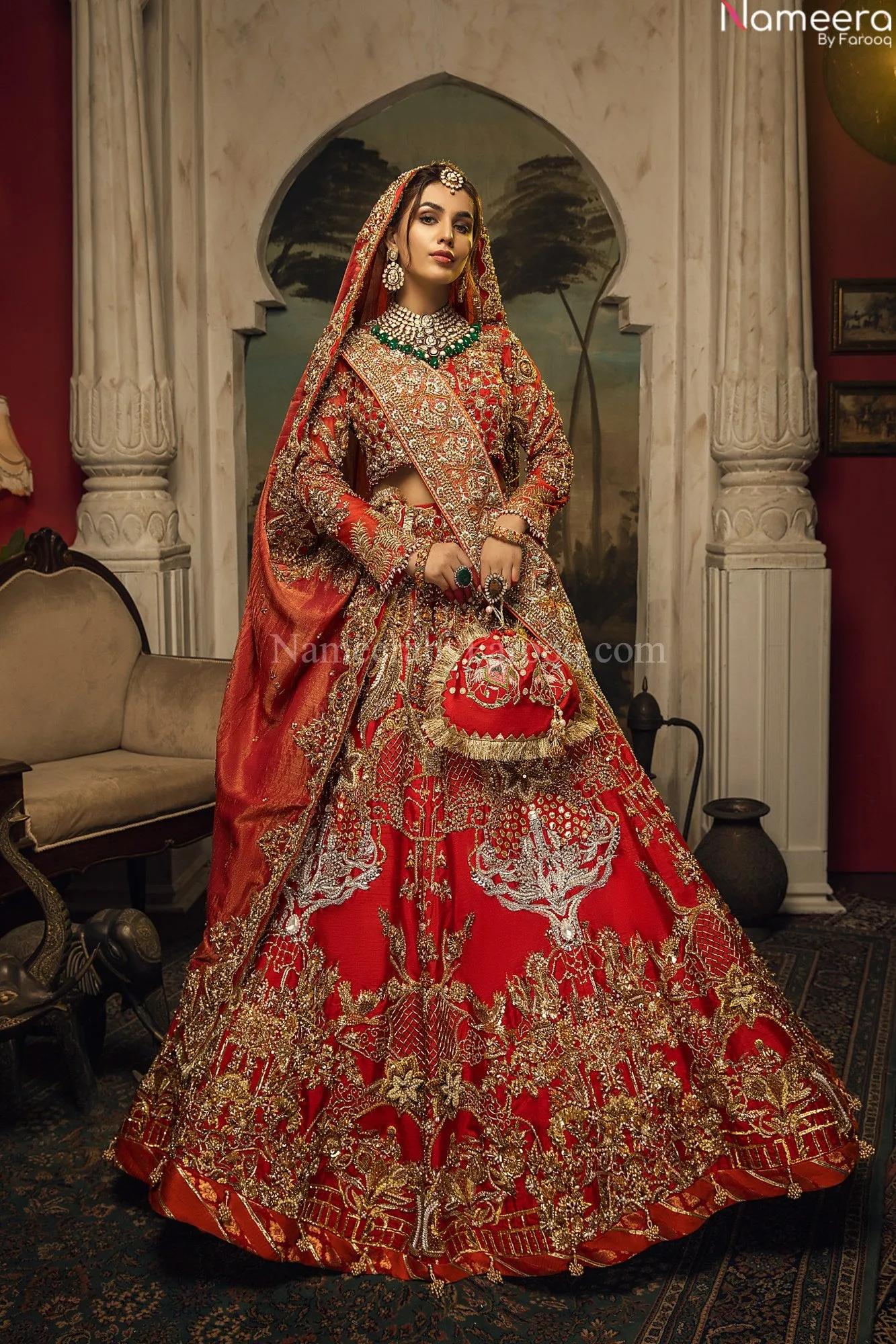 Designer Indian Bridal Dresses in Lehenga Choli #BN882