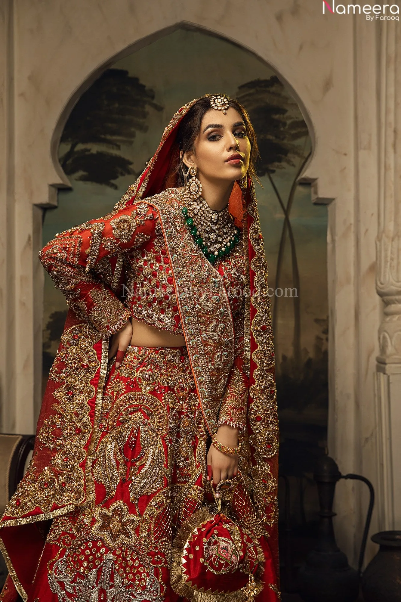 Designer Indian Bridal Dresses in Lehenga Choli #BN882
