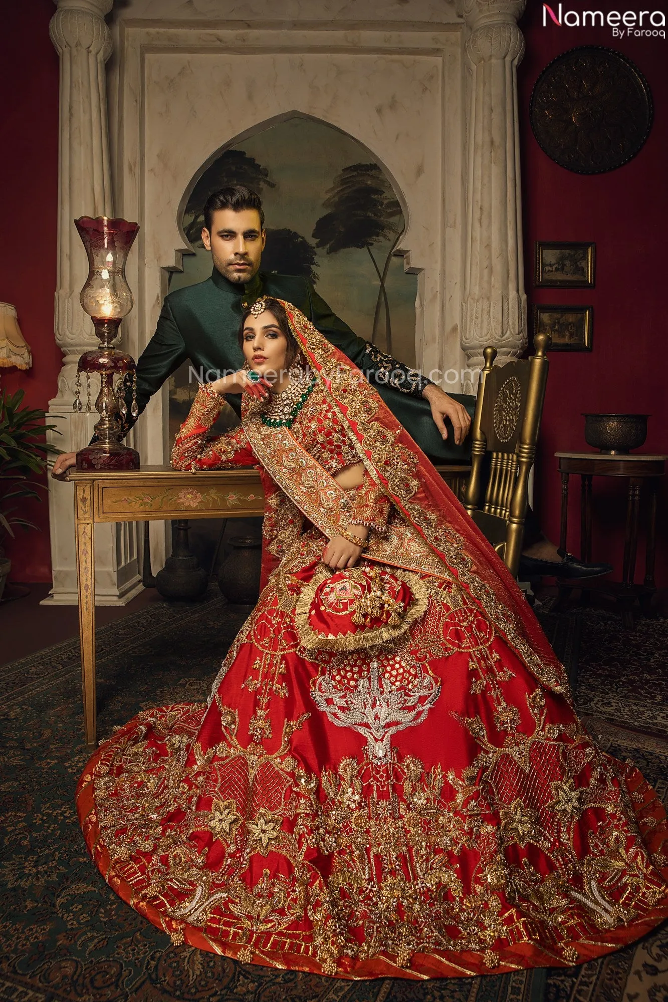 Designer Indian Bridal Dresses in Lehenga Choli #BN882