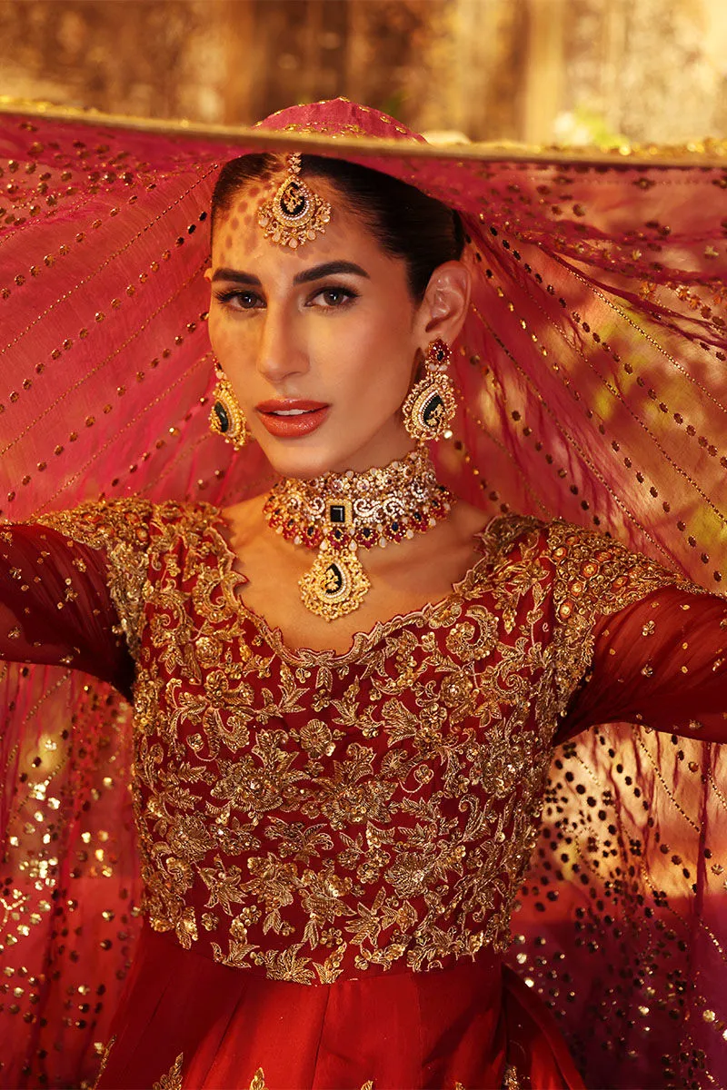 Designer Pakistani Bridal Wear Embroidered Pishwas Pakistani Bridal Lehenga