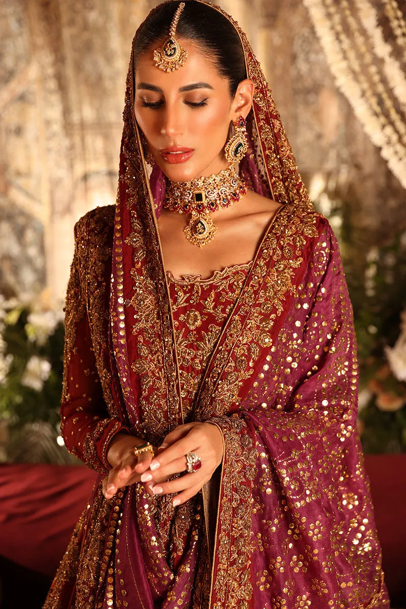 Designer Pakistani Bridal Wear Embroidered Pishwas Pakistani Bridal Lehenga