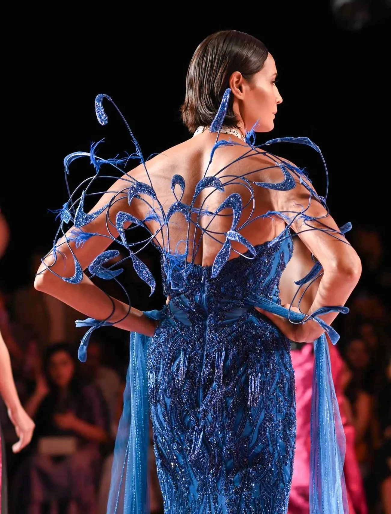 Desiree cobalt blue gown