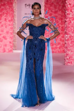 Desiree cobalt blue gown